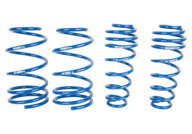 SR Performance Lowering Springs For Mustang V6/GT Coupe 2005-2014 - 1.5 Inch Drop, Blue Powdercoat - View #5