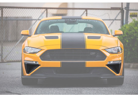 18-23 ROUSH Mustang Front Corner Pocket Installed