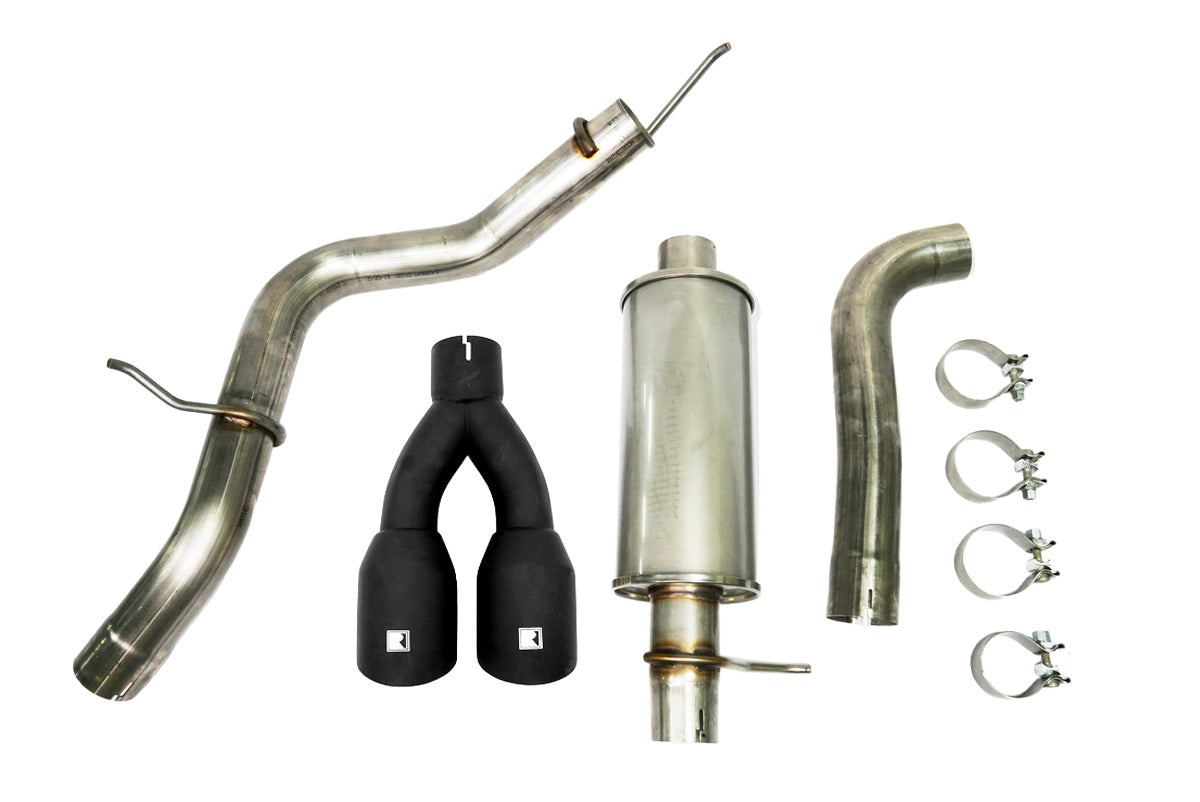 2019-2023 Roush Ranger 2.3L Cat Back Exhaust - Black Tip
