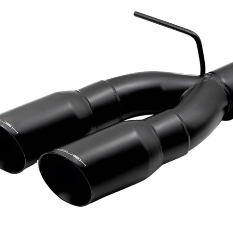 The Black Y-Tip Kit features a sleek dual exhaust tip with a y-shaped design, perfect for enhancing your F-150. It includes a small attachment for easy mounting, adding style and performance in one package.