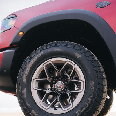 Optimized 2-inch lift maintains proper suspension geometry while improving approach, breakover, and departure angles.