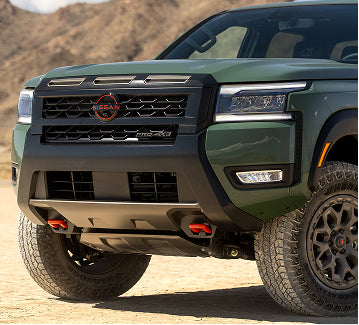 Titanium-painted front grille inserts